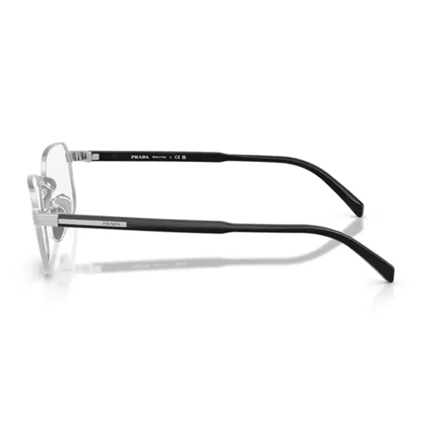 Gọng Kính Nam Prada Eyeglasses 0PRC50VD 1BC1O155 Màu Đen - Bạc