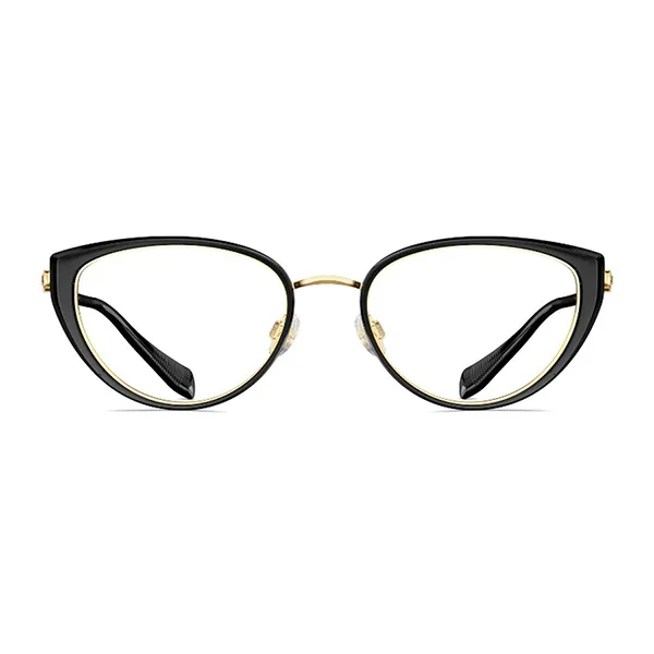 Gọng Kính Nữ Molsion MA6029 B12 Màu Đen Vàng