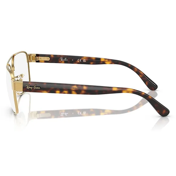Gọng Kính Unisex Rayban Eyeglasses 0RX3751V 250056 Màu Gold/Havana