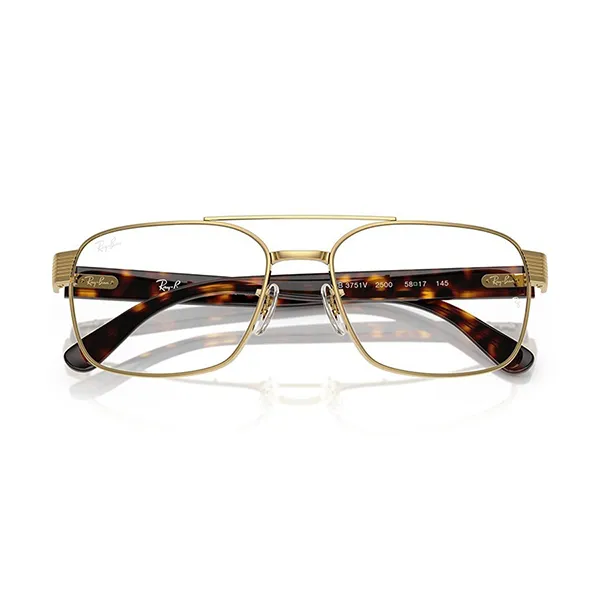 Gọng Kính Unisex Rayban Eyeglasses 0RX3751V 250056 Màu Gold/Havana