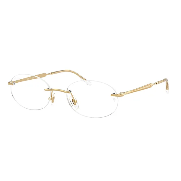 Gọng Kính Unisex Rayban Eyeglasses 0RX3767V 250050 Màu Vàng Gold