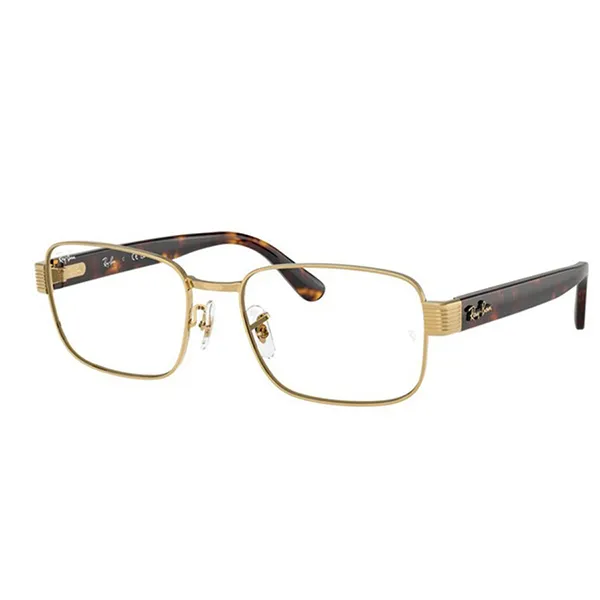 Gọng Kính Unisex Rayban Eyeglasses 0RX6529 250054 Màu Gold/Havana