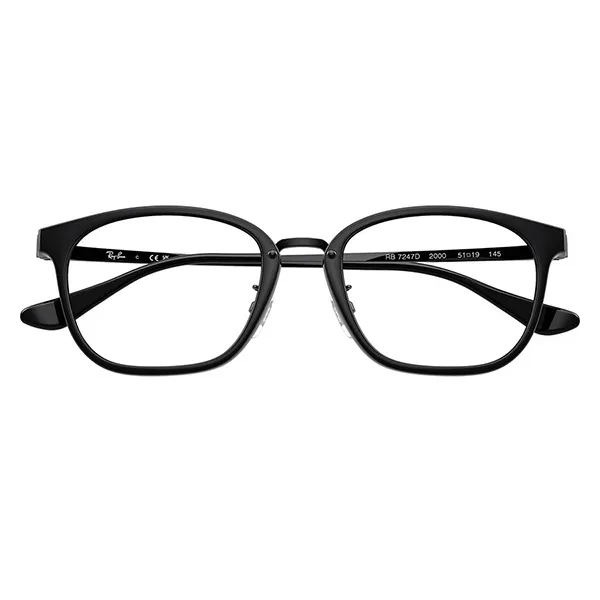 Gọng Kính Unisex Rayban Eyeglasses 0RX7247D 200051 Màu Đen
