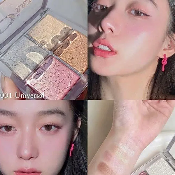 Phấn Bắt Sáng Và Tạo Khối Trang Điểm Dior Backstage Glow Face Palette 001 Universal