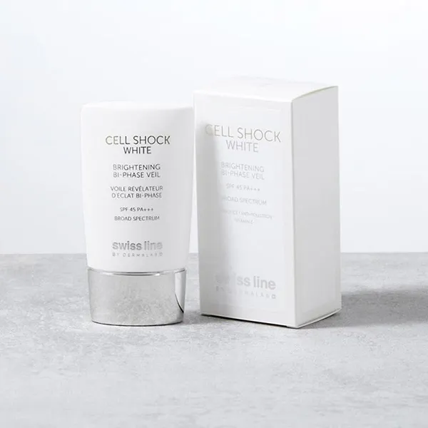 Kem Chống Nắng Và Dưỡng Trắng Da Swissline Brightening Bi-Phase Veil SPF 45 PA+++ 45ml