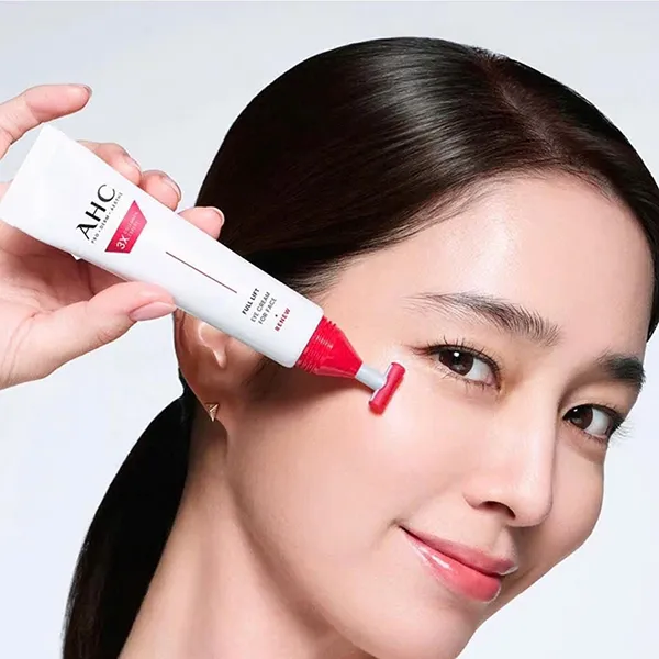 Kem Dưỡng Hỗ Trợ Trẻ Hóa Da Mặt Và Mắt AHC 3X Collagen Exoert Full Lift Eye Cream For Face 40ml