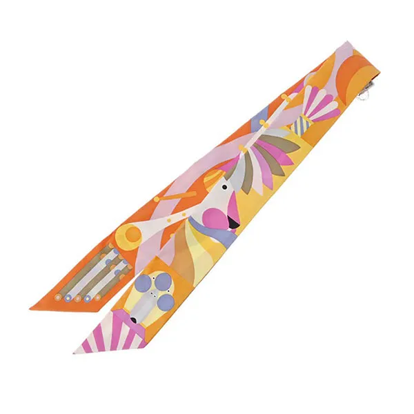 Khăn Lụa Nữ Hermès 064006S Phối Màu