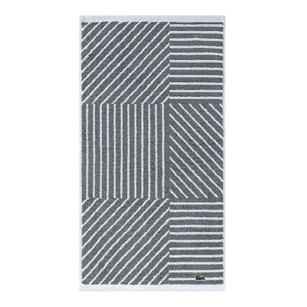 Khăn Tắm Lacoste Guethary Hand Towel 4000000295 Meteorite Màu Xám Tro