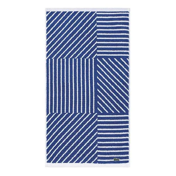 Khăn Tắm Lacoste Guethary Hand Towel 4000000298 Surf Blue Màu Xanh Biển