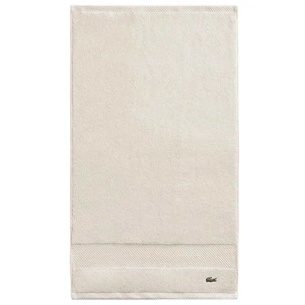 Khăn Tắm Lacoste Heritage Anti-Microbial Supima Cotton Hand Towel 4000000170 Chalk Màu Be