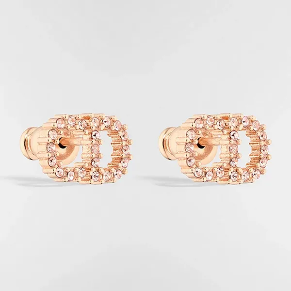 Khuyên Tai Nữ Dior Clair D Lune Stud Earrings E4419WOMCY_D12P Màu Vàng Hồng