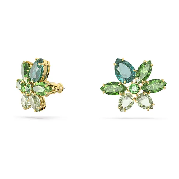 Khuyên Tai Nữ Swarovski Gema Stud Earrings 5658400 Màu Xanh