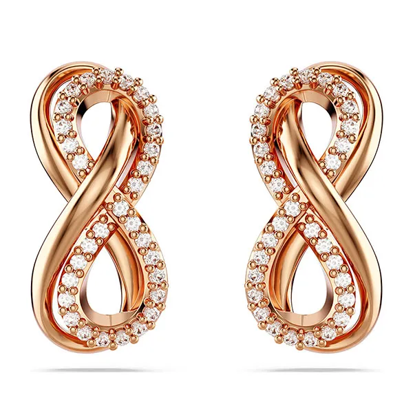 Khuyên Tai Nữ Swarovski Hyperbola Stud Earrings 5684085 Màu Vàng Hồng