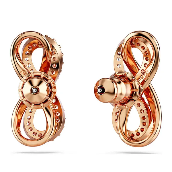 Khuyên Tai Nữ Swarovski Hyperbola Stud Earrings 5684085 Màu Vàng Hồng
