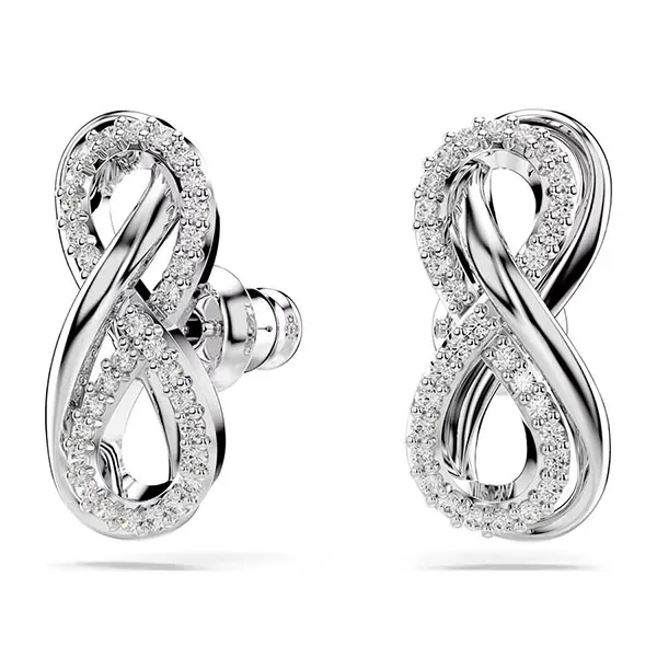 Khuyên Tai Nữ Swarovski Hyperbola Stud Earrings 5687269 Màu Bạc