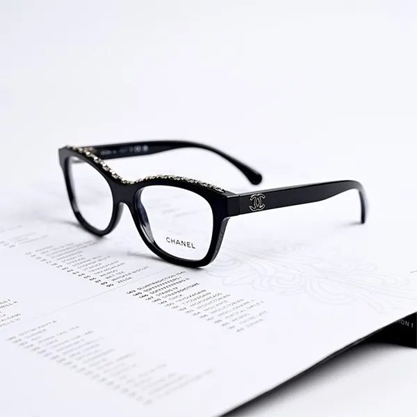 Kính Mắt Cận Chanel Eyeglasses 0CH3482 C622 Màu Đen