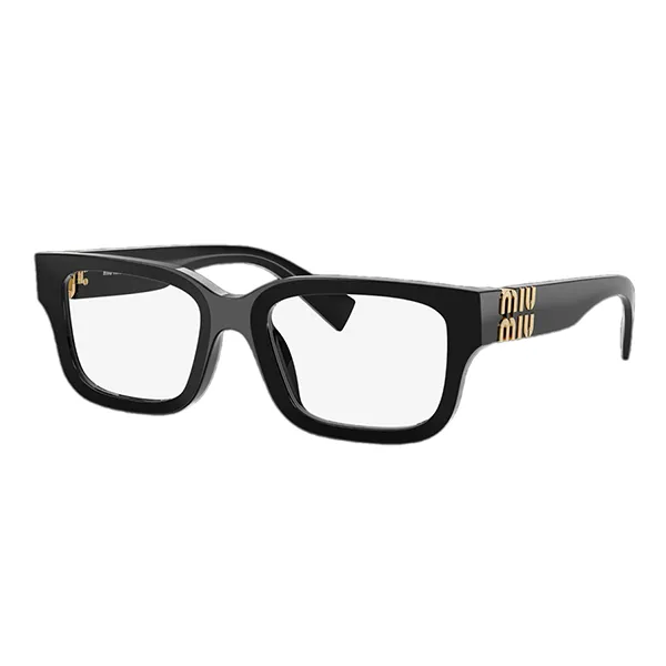 Kính Mắt Cận Nữ Miu Miu Eyeglasses 02YV 16K1O1 Black Màu Đen