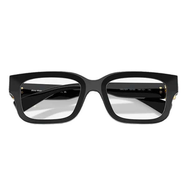 Kính Mắt Cận Nữ Miu Miu Eyeglasses 02YV 16K1O1 Black Màu Đen