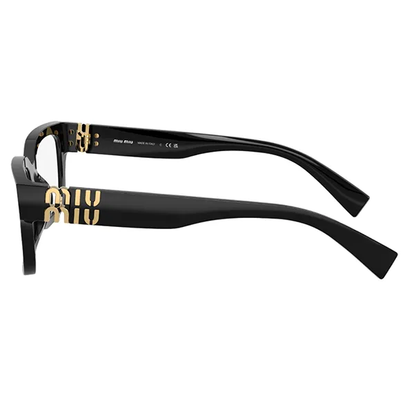 Kính Mắt Cận Nữ Miu Miu Eyeglasses 02YV 16K1O1 Black Màu Đen