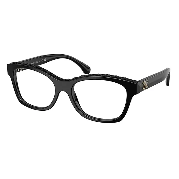 Kính Mắt Cận Chanel Eyeglasses 0CH3482 C888 Màu Đen