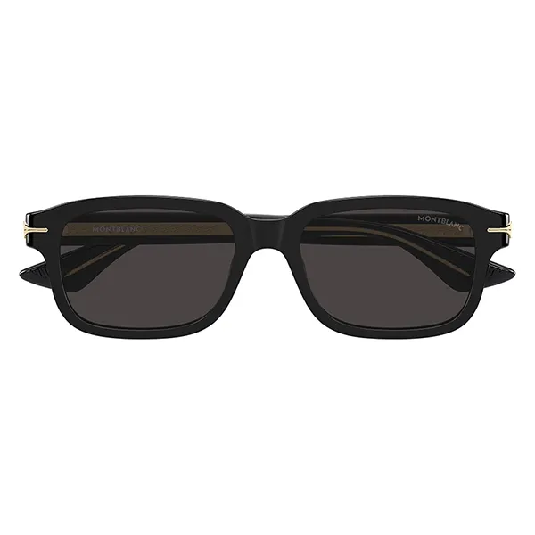 Kính Mát Nam Montblanc Black Grey Sunglasses MB0436S 001 Màu Xám Đen