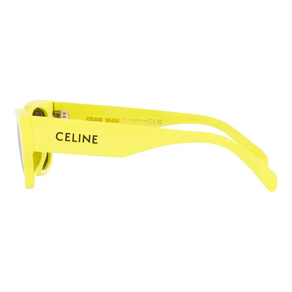 Kính Mát Nữ Celine CL40197U 93A Màu Vàng - Phong Cách Đương Đại Sang Trọng, Bảo Vệ UV, Thời Trang Cá Tính, Phụ Kiện Thời Thượng