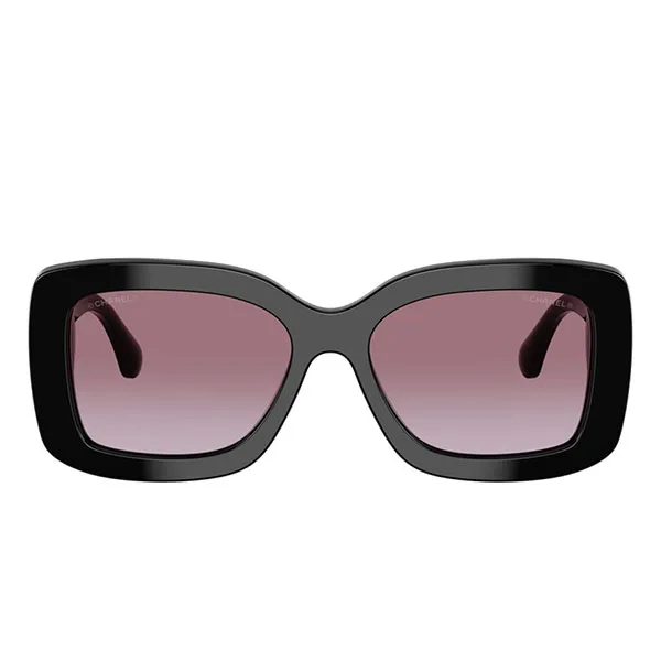 Kính Mát Nữ Chanel Black Violet Gradient 0CH5535Q C622S1 Màu Đen