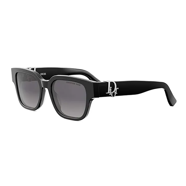 Kính Mát Nữ Dior Sunglasses Oblique S1I 10A1 Black/Grey Màu Đen Xám