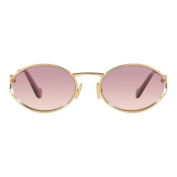Kính Mát Nữ Miu Miu Regard Sunglasses 0MU 52YS 5AK06S Màu Hồng Gold