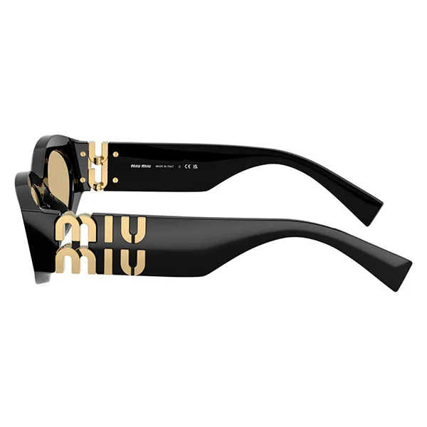 Kính Mát Nữ Miu Miu Sunglasses Woman 0MU 11WS 16K10R Black Màu Cam - Đen