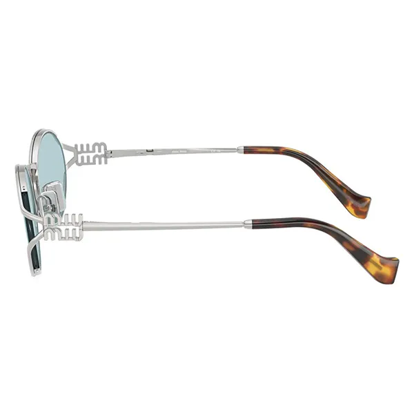 Kính Mát Nữ Miu Miu Sunglasses Woman 0MU 52YS 1BC20R Màu Xanh Bạc