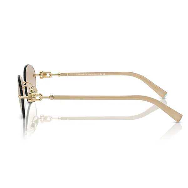 Kính Mát Nữ Tiffany & Co. 0TF3104D 617811 Pale Gold Sunglasses Màu Vàng