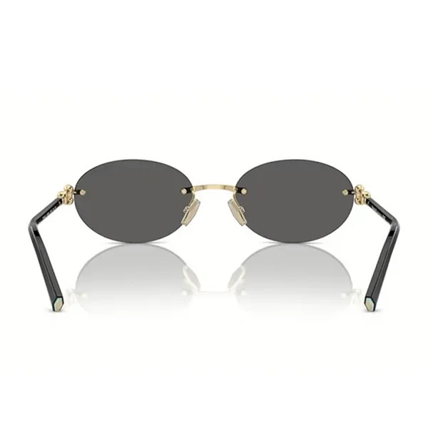 Kính Mát Nữ Tiffany & Co. 0TF3104D 6216S4 Pale Gold Sunglasses Màu Đen Xám
