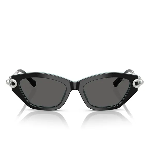 Kính Mát Nữ Tiffany & Co. Black On Tiffany Blue 0TF4231U 8055S4 Màu Đen Xám