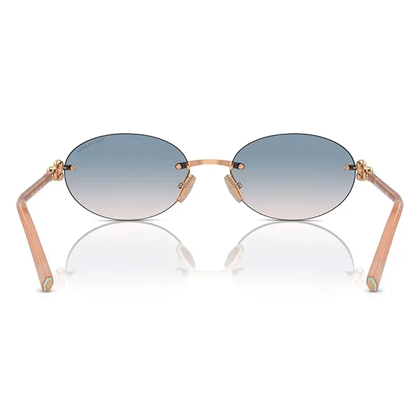 Kính Mát Nữ Tiffany & Co. Rose Gold Gradient Blue 0TF3104D 621716 Màu Xanh Blue
