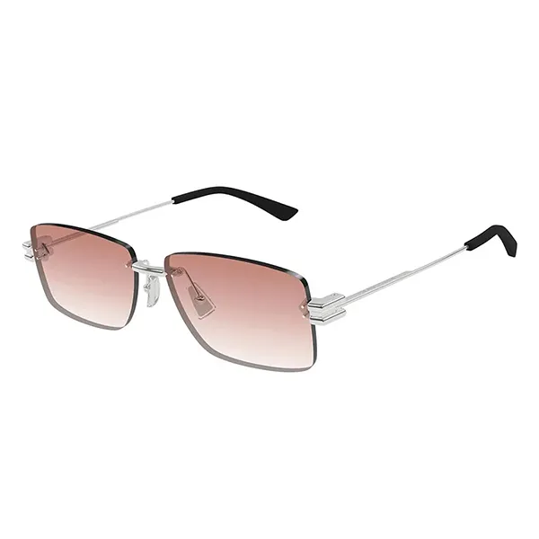 Kính Mát Bottega Veneta Sunglasses BV1126S 007 Màu Đỏ/Bạc