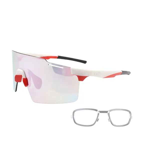 Kính Mát Unisex Amo A53609 C5 Màu Trắng Đỏ