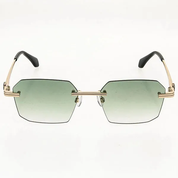 Kính Mát Unisex Palm Angels Crystal PERI10GS25MET0017654 Màu Gold/Xanh Lá