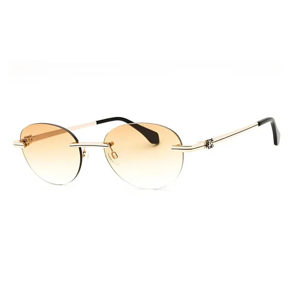 Kính Mát Unisex Palm Angels Crystal PERI10HS25MET0017622 Màu Gold/Cam