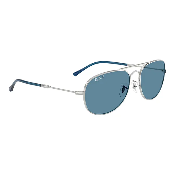 Kính Mát Unisex Rayban Polarized Sunglasses 0RB3735 003/S260 Màu Xanh/Bạc