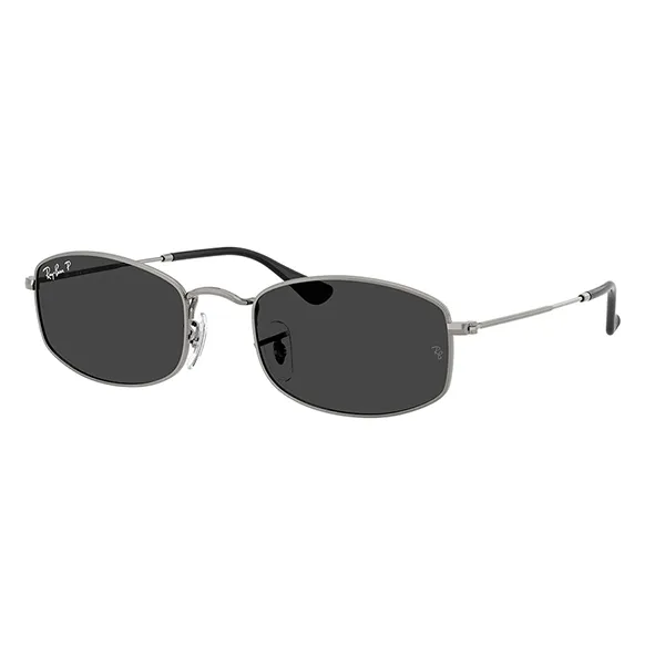 Kính Mát Unisex Rayban Polarized Sunglasses 0RB3832 004/4855 Màu Xám/Bạc