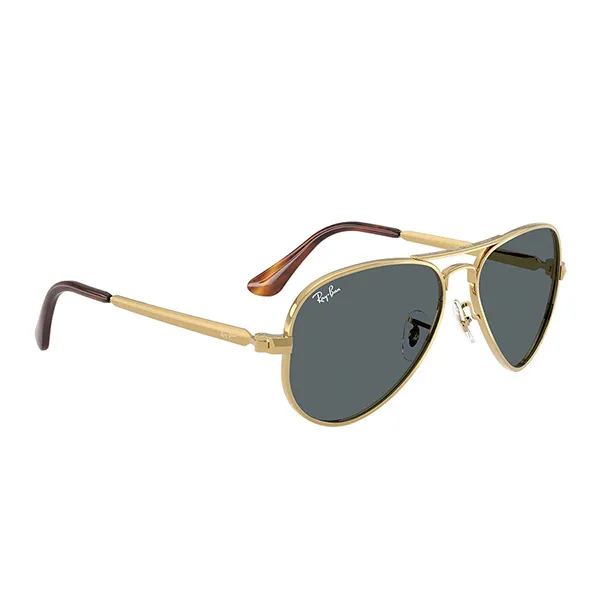Kính Mát Unisex Rayban Sunglasses 0RB3925 001/R562 Màu Xanh/Gold