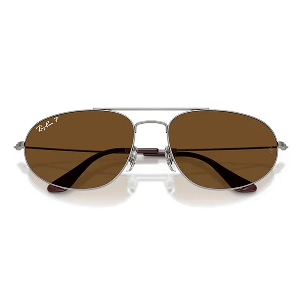 Kính Mát Unisex Rayban Sunglasses 0RB3945 004/5762 Màu Nâu/Bạc