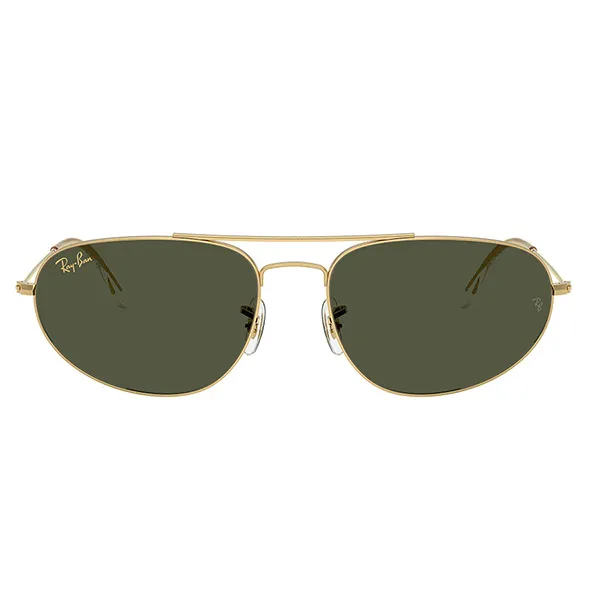 Kính Mát Unisex Rayban Sunglasses 0RB3945 91963162 Màu Xanh Lá/Gold