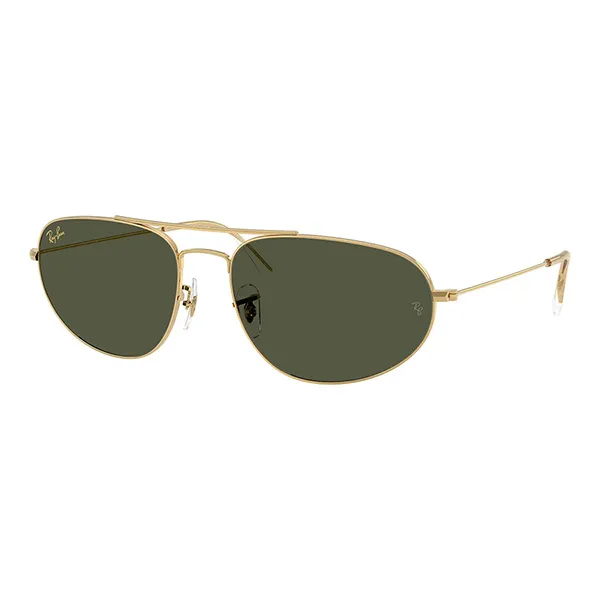 Kính Mát Unisex Rayban Sunglasses 0RB3945 91963162 Màu Xanh Lá/Gold