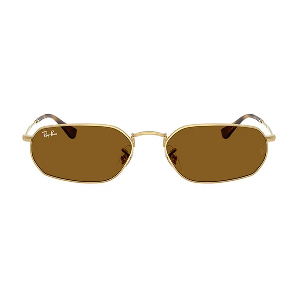 Kính Mát Unisex Rayban Sunglasses 0RB3947 001/3357 Màu Nâu/Gold