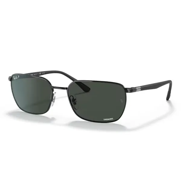 Kính Mát Unisex Rayban Sunglasses Polarized 0RB3684CH 002/K858 Màu Xám/Đen