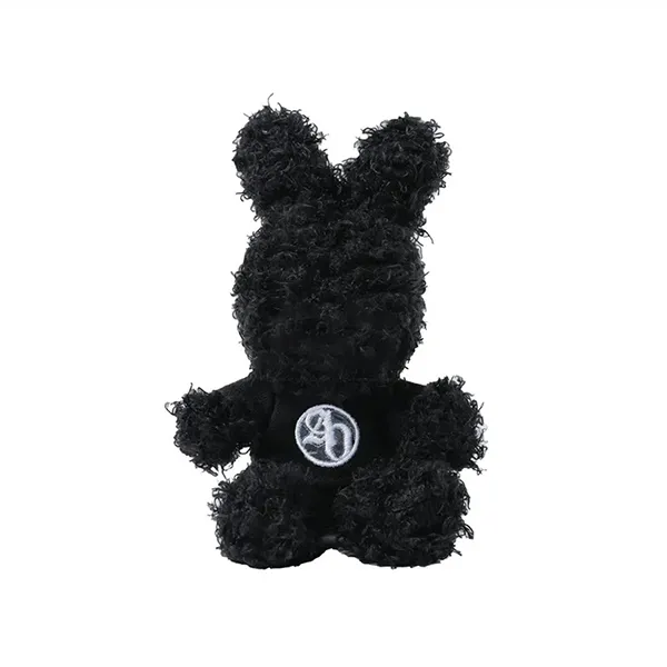 Móc Khóa Acmé De La Vie Fuzzy Rabbit Doll Key Ring Black ADLV-24SS-ACKYFR-BLK Màu Đen