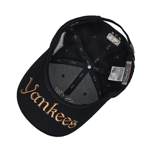 Mũ MLB Diamond Stamp Ball Cap New York Yankees Gold 3ACP8501N-50GOS Màu Đen