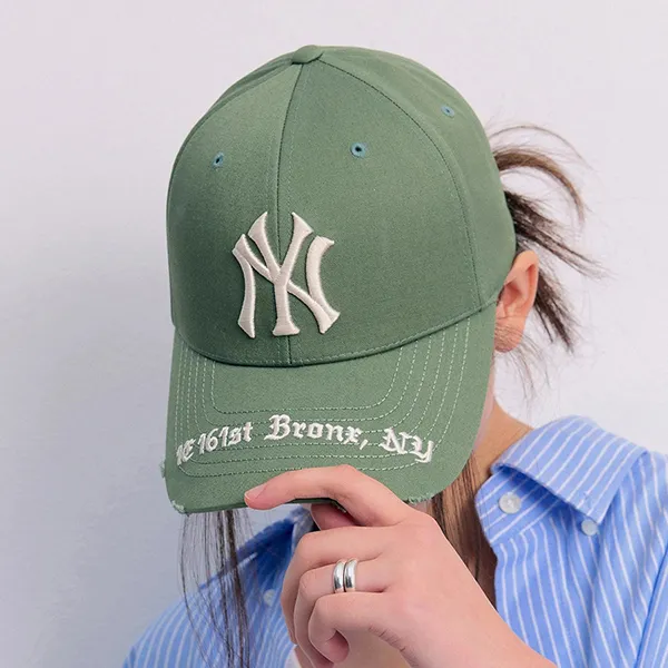 Mũ MLB Gothic New York Yankess 3ACPKP04N-50KAL Màu Xanh Green